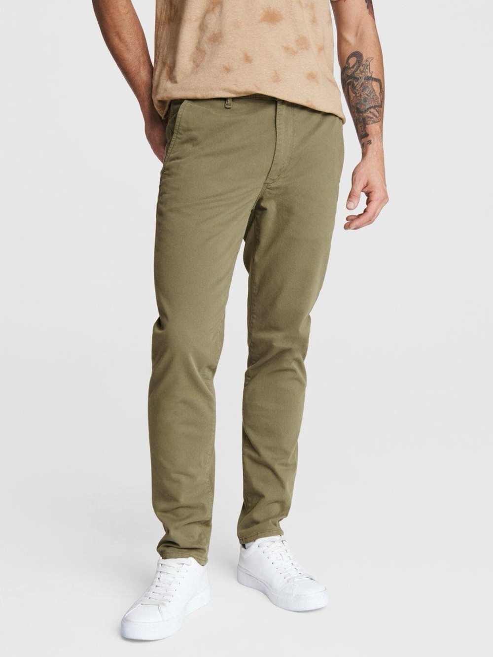 RAG & BONE FIT 2 STRETCH TWILL CHINO - PALE ARMY Size 33